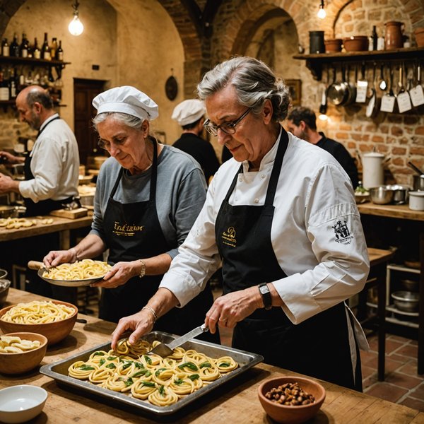 Où suivre des cours de cuisine italienne en Toscane, Italie?