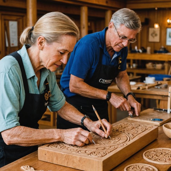 Peut-on trouver une croisière qui propose des ateliers de sculpture sur bois au Canada?
